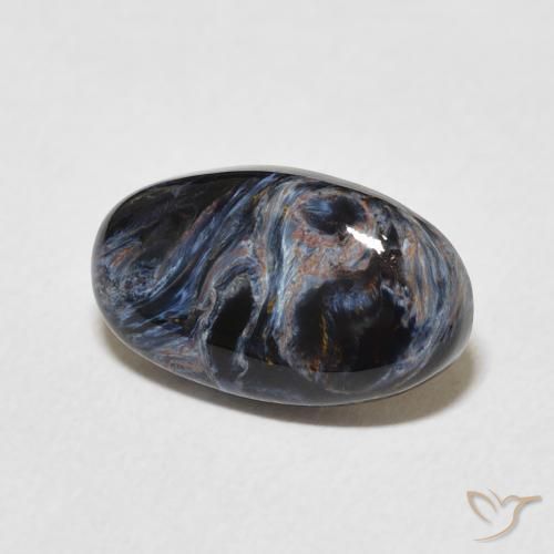 2.98 ct Multicolor Pietersite Stone, Natural Pietersite in Oval Cabochon Shape for Sale