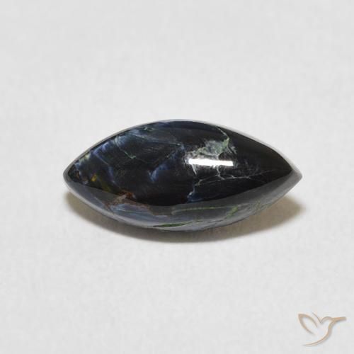 1.48ct Natural Multicolor Pietersite, Marquise, Opaque