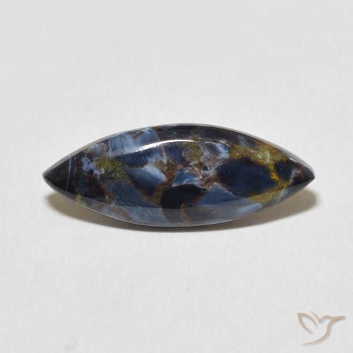 3.36ct Natural Multicolor Pietersite, Marquise, Opaque