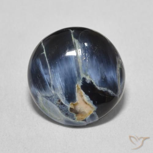 3.64ct Natural Multicolor Pietersite, Round, Opaque