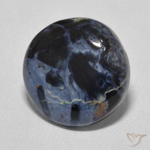 6.26 ct Multicolor Pietersite Stone, Natural Pietersite in Round Cabochon Shape for Sale