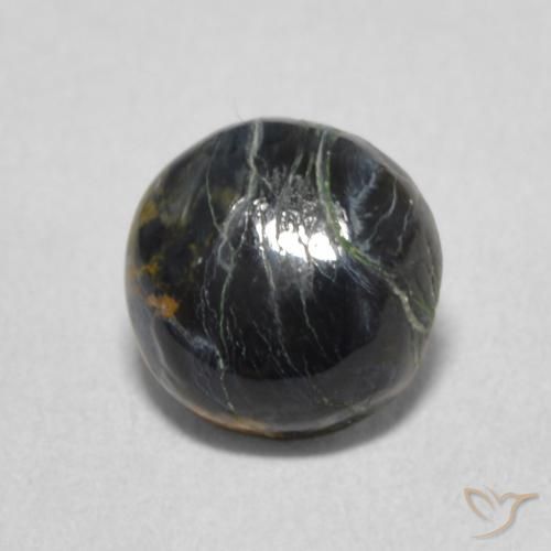 1.39ct Natural Multicolor Pietersite, Round, Opaque