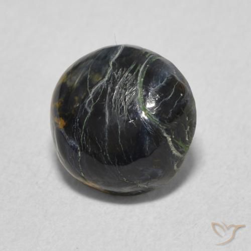 1.39 ct Multicolor Pietersite Stone, Natural Pietersite in Round Cabochon Shape for Sale