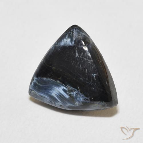 2.81 ct Multicolor Pietersite Stone, Natural Pietersite in Trillion Cabochon Shape for Sale