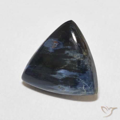 2.95 ct Multicolor Pietersite Stone, Natural Pietersite in Trillion Cabochon Shape for Sale