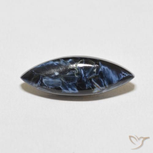 5.36ct Natural Multicolor Pietersite, Marquise, Opaque
