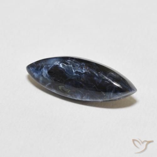 4.30 ct Multicolor Pietersite Stone, Natural Pietersite in Marquise Cabochon Shape for Sale