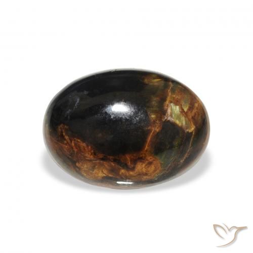 4.77ct Natural Multicolor Pietersite, Oval, Opaque