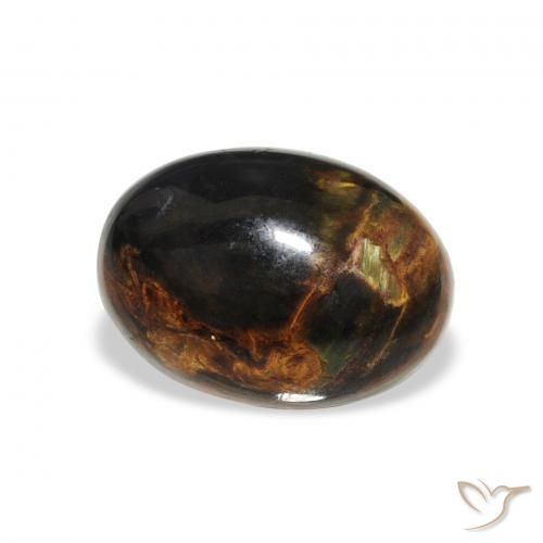 4.77 ct Multicolor Pietersite Stone, Natural Pietersite in Oval Cabochon Shape for Sale