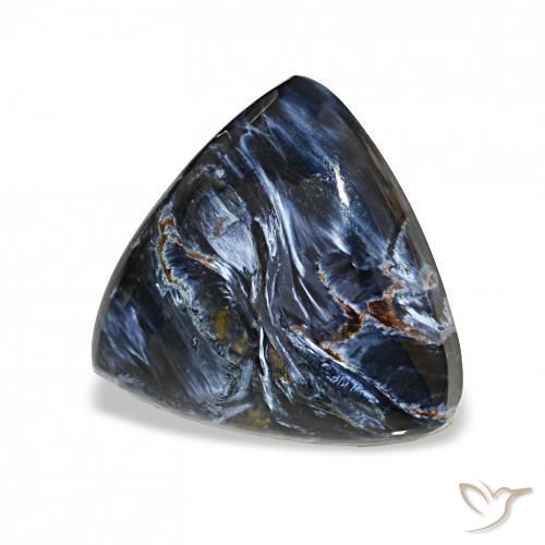 7.18 ct Multicolor Pietersite Stone, Natural Pietersite in Trillion Cabochon Shape for Sale