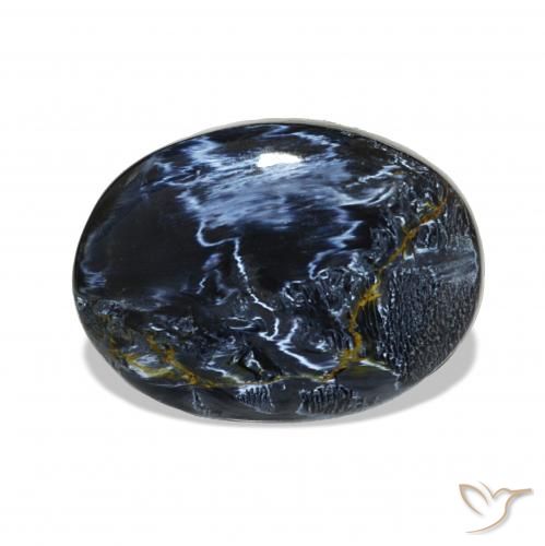 6.37 ct Multicolor Pietersite Gemstone, Pietersite Gem in Oval Cabochon Shape for Sale.
