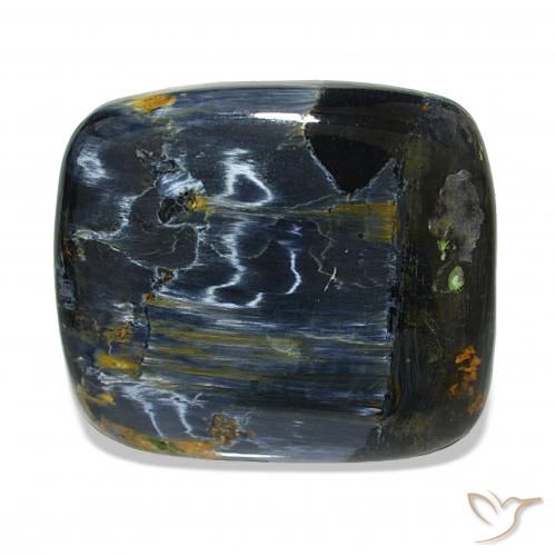 20.16 ct Multicolor Pietersite Gemstone, Pietersite Gem in Cushion Cabochon Shape for Sale.
