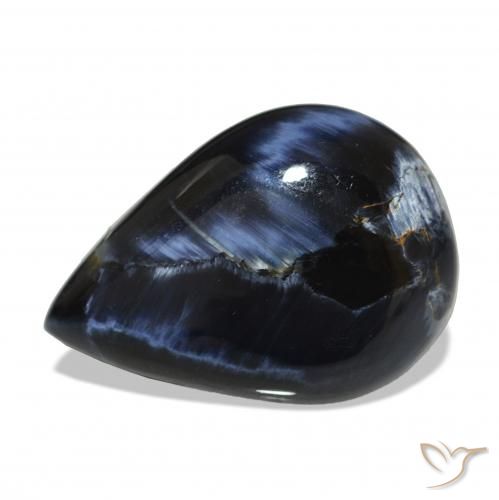 6.99 ct Multicolor Pietersite Gemstone, Pietersite Gem in Pear Cabochon Shape for Sale.