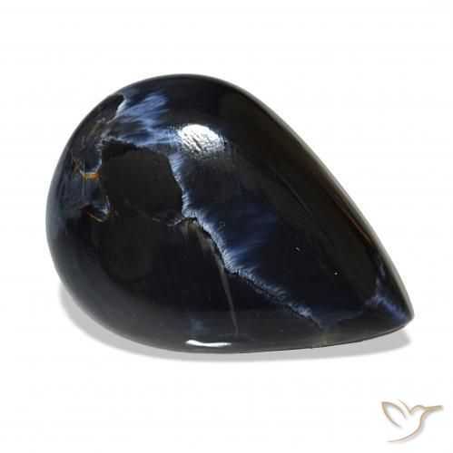 6.99 ct Multicolor Pietersite Stone, Natural Pietersite in Pear Cabochon Shape for Sale