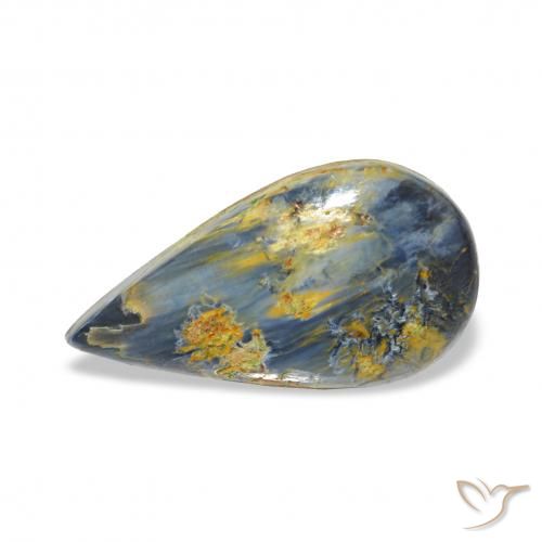 2.88ct Multicolor Pietersite, Pear Shape, Opaque