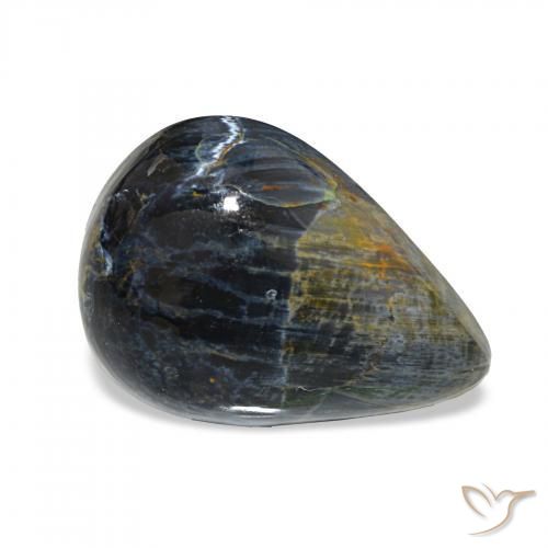 6.23 ct Multicolor Pietersite Stone, Natural Pietersite in Pear Cabochon Shape for Sale