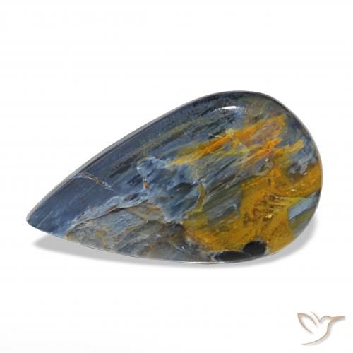 8.18ct Multicolor Pietersite, Pear Shape, Opaque