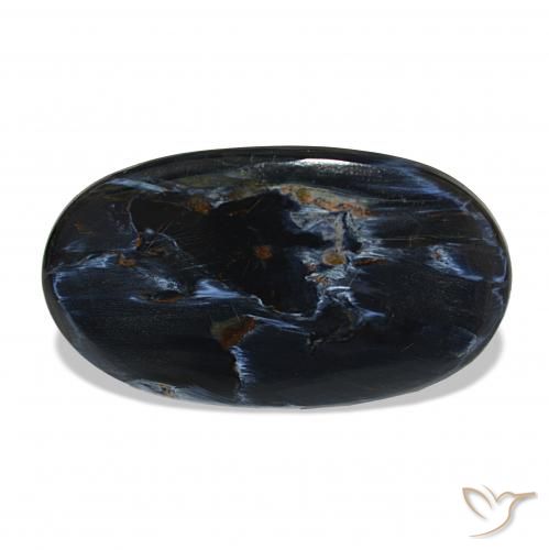 8.16 ct Multicolor Pietersite Gemstone, Pietersite Gem in Oval Cabochon Shape for Sale.