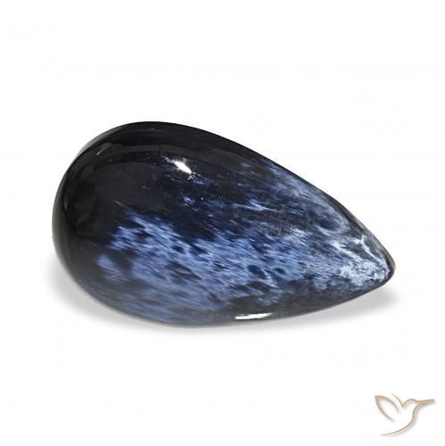5.10 ct Multicolor Pietersite Stone, Natural Pietersite in Pear Cabochon Shape for Sale
