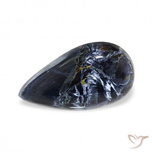 4.29ct Multicolor Pietersite, Pear Shape, Opaque