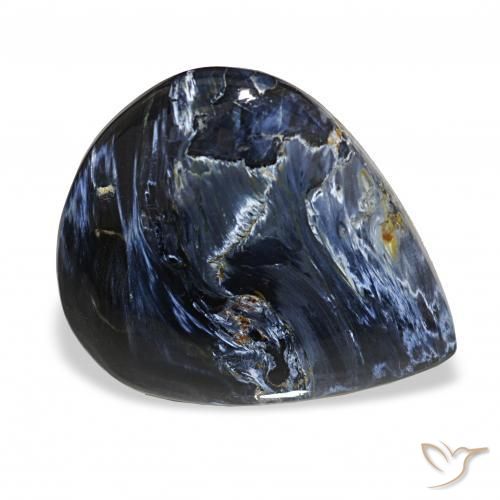 9.97 ct Multicolor Pietersite Stone, Natural Pietersite in Pear Cabochon Shape for Sale