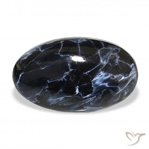 13.85 ct Multicolor Pietersite Gemstone, Pietersite Gem in Oval Cabochon Shape for Sale.