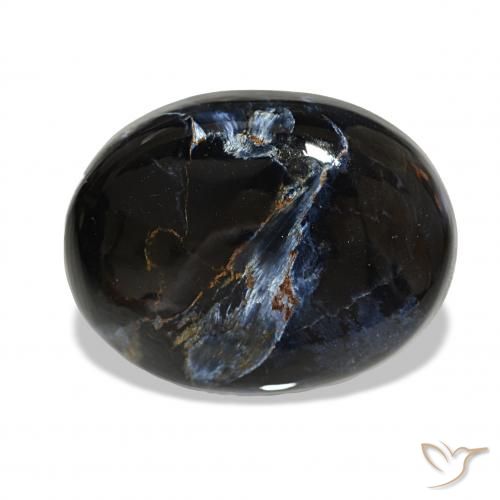 18.89 ct Multicolor Pietersite Gemstone, Pietersite Gem in Oval Cabochon Shape for Sale.