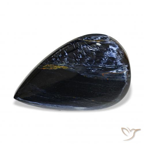 17.84 ct Multicolor Pietersite Stone, Natural Pietersite in Pear Cabochon Shape for Sale