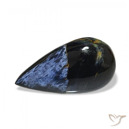 10.10ct Multicolor Pietersite, Pear Shape, Opaque