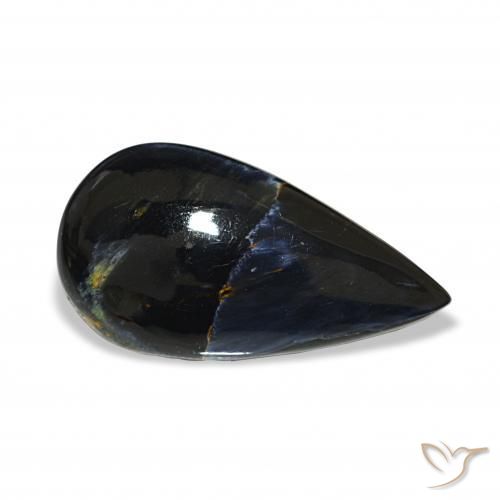 10.10 ct Multicolor Pietersite Stone, Natural Pietersite in Pear Cabochon Shape for Sale