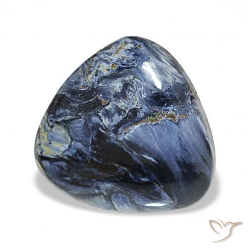 12.79 ct Multicolor Pietersite Stone, Natural Pietersite in Pear Cabochon Shape for Sale