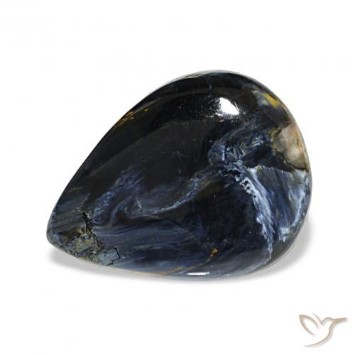 14.93 ct Multicolor Pietersite Stone, Natural Pietersite in Pear Cabochon Shape for Sale