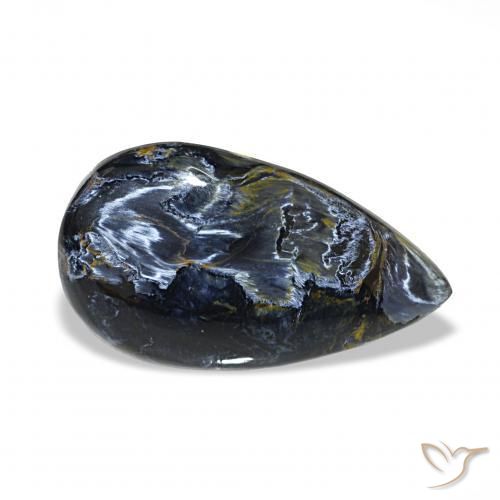10.32ct Multicolor Pietersite, Pear Shape, Opaque