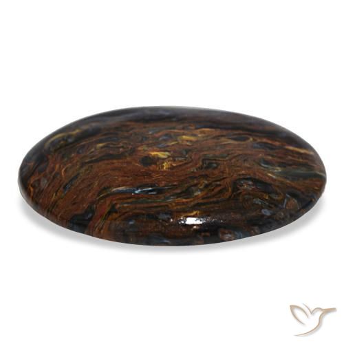 Pietersite Gemstone in 29.8 x 22 mm Size for Sale, Pietersite Stone in Multicolor Color
