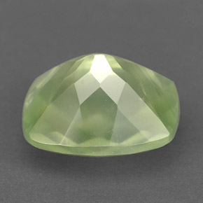 Prehnite Gemstone in 12 x 10 mm (calibrated) Size for Sale, Prehnite Stone in Warm Green  Color