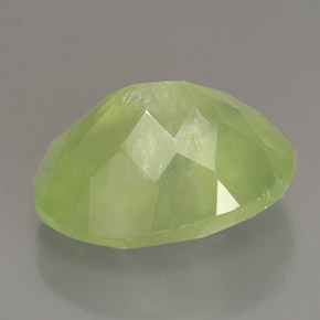Prehnite Gemstone in 16 x 12 mm (calibrated) Size for Sale, Prehnite Stone in Green Color