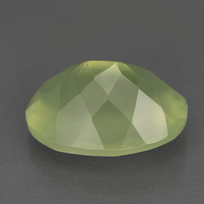 Prehnite Gemstone in 16 x 12 mm (calibrated) Size for Sale, Prehnite Stone in Green Color