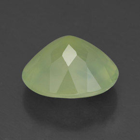 Prehnite Gemstone in 12 x 10 mm (calibrated) Size for Sale, Prehnite Stone in Green Color