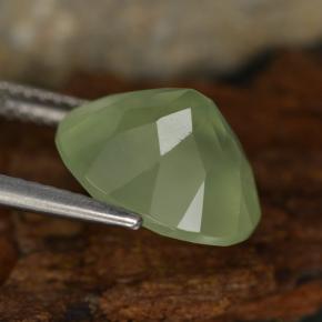 Prehnite Gemstone in 12 x 10 mm (calibrated) Size for Sale, Prehnite Stone in Green Color