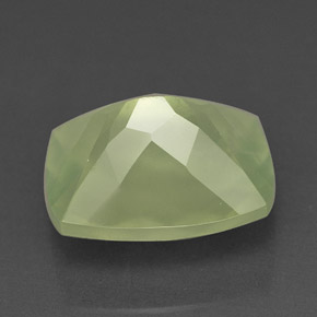 Prehnite Gemstone in 12 x 9.8 mm Size for Sale, Prehnite Stone in Green Color