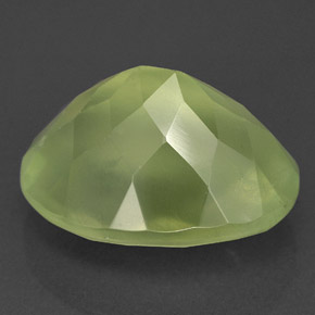 Prehnite Gemstone in 16 x 12 mm (calibrated) Size for Sale, Prehnite Stone in Green Color