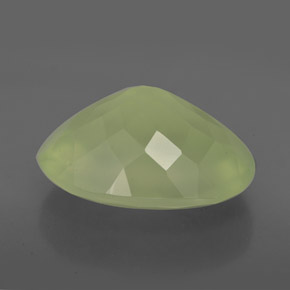 Prehnite Gemstone in 16 x 12 mm (calibrated) Size for Sale, Prehnite Stone in Green Color