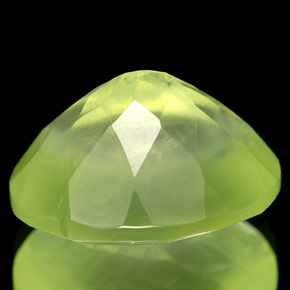 Prehnite Gemstone in 16 x 12 mm (calibrated) Size for Sale, Prehnite Stone in Green Color
