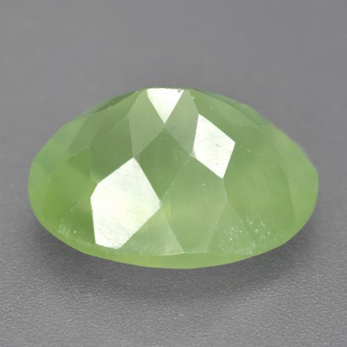 Prehnite Gemstone in 16 x 12 mm (calibrated) Size for Sale, Prehnite Stone in Yellowish Green Color