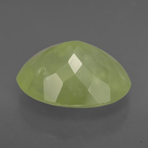 Prehnite Gemstone in 16 x 12 mm (calibrated) Size for Sale, Prehnite Stone in Green Color