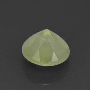 Prehnite Gemstone in 8 mm (calibrated) Size for Sale, Prehnite Stone in Green Color
