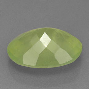 Prehnite Gemstone in 16 x 12 mm (calibrated) Size for Sale, Prehnite Stone in Green Color