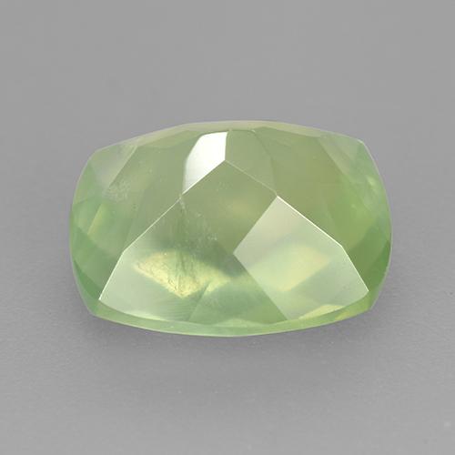 Prehnite Gemstone in 12 x 10 mm (calibrated) Size for Sale, Prehnite Stone in Pale Lime Green  Color