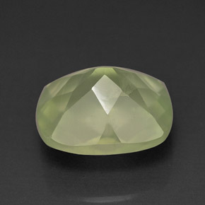 Prehnite Gemstone in 12 x 10 mm (calibrated) Size for Sale, Prehnite Stone in Green Color