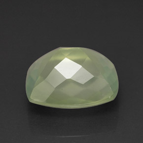 Prehnite Gemstone in 11.9 x 9.9 mm Size for Sale, Prehnite Stone in Green Color
